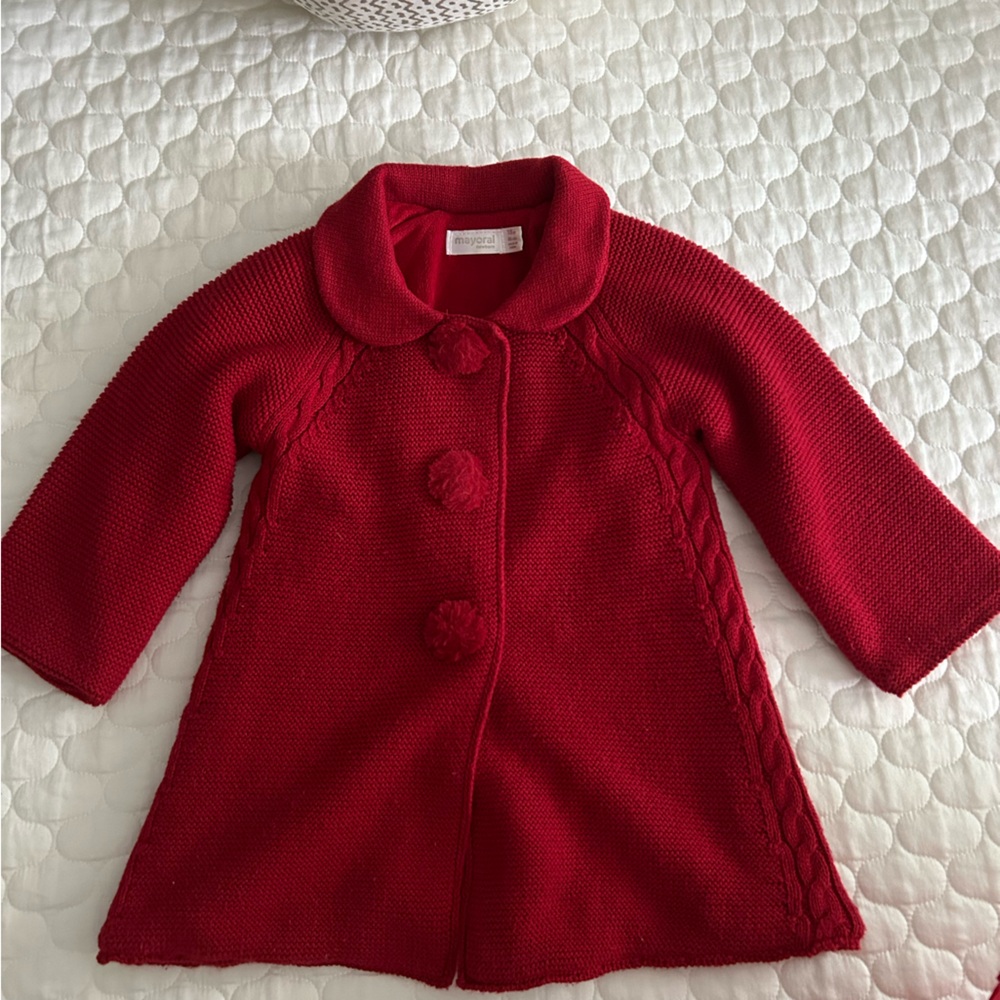 Mayoral Red Knit Sweater for Kids